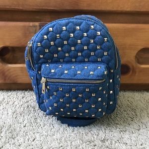 Women’s Denim mini backpack